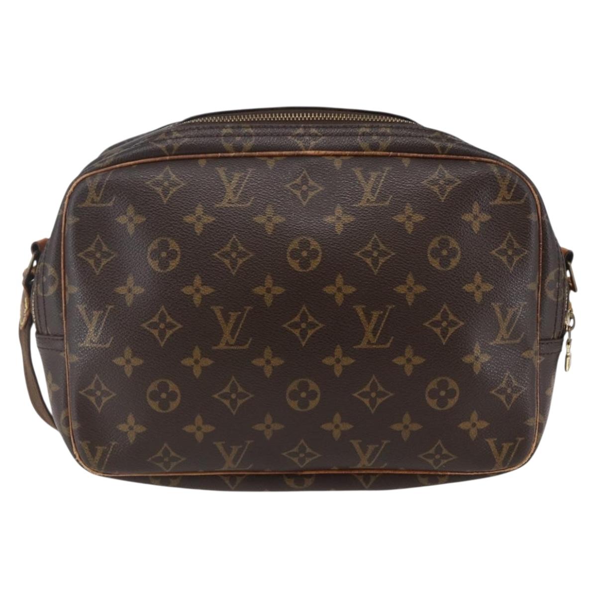LOUIS VUITTON Monogram Reporter PM Shoulder Bag M45254 LV Auth bs29782