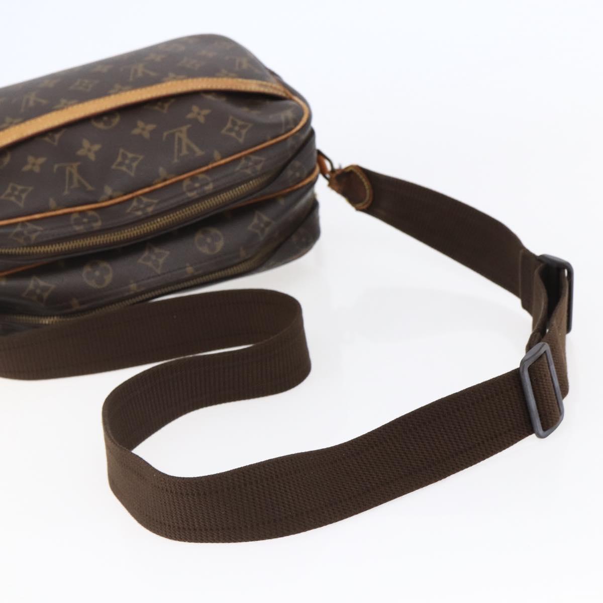 LOUIS VUITTON Monogram Reporter PM Shoulder Bag M45254 LV Auth bs29782