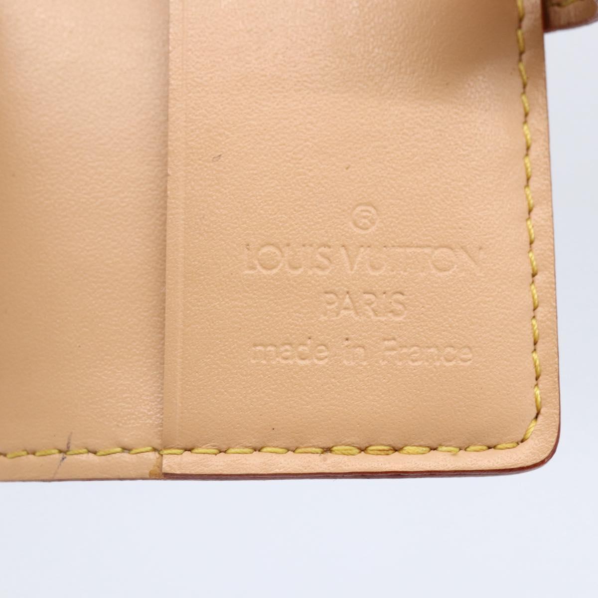LOUIS VUITTON Carnet De Val Mini Agenda Day Planner Cover M92653 Auth bs29784