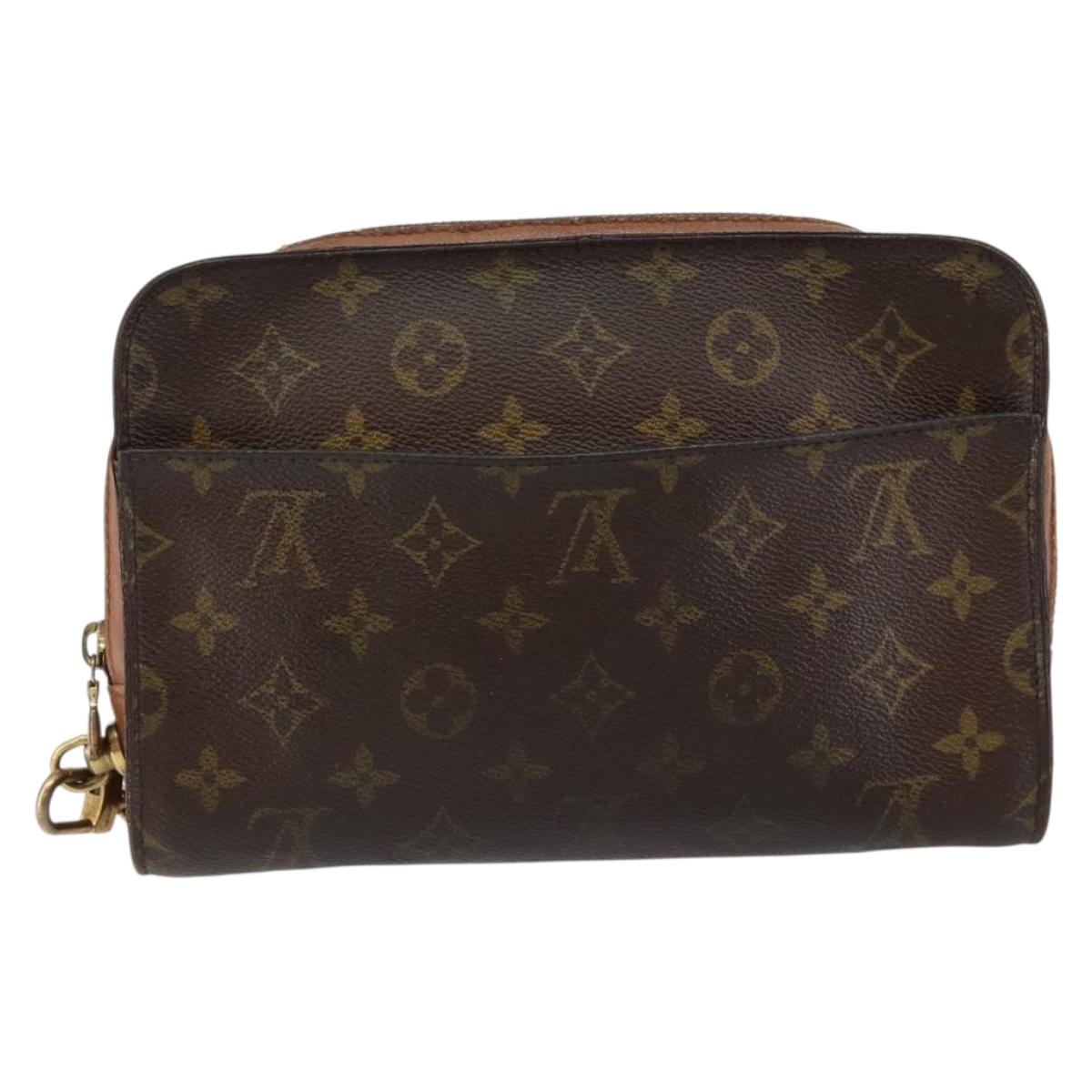 LOUIS VUITTON Monogram Orsay Clutch Bag M51790 LV Auth bs29786