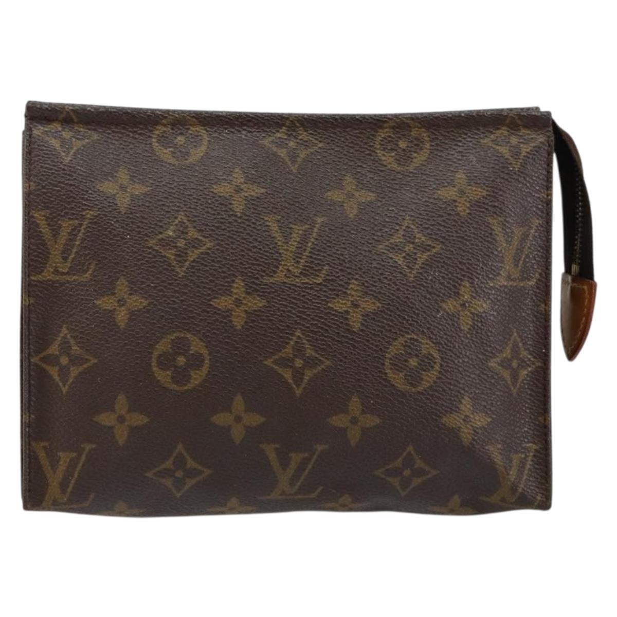 LOUIS VUITTON Monogram Posh Toilette 19 Pouch M47544 LV Auth bs29787