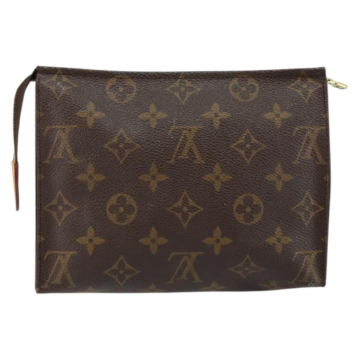 LOUIS VUITTON Monogram Posh Toilette 19 Pouch M47544 LV Auth bs29787