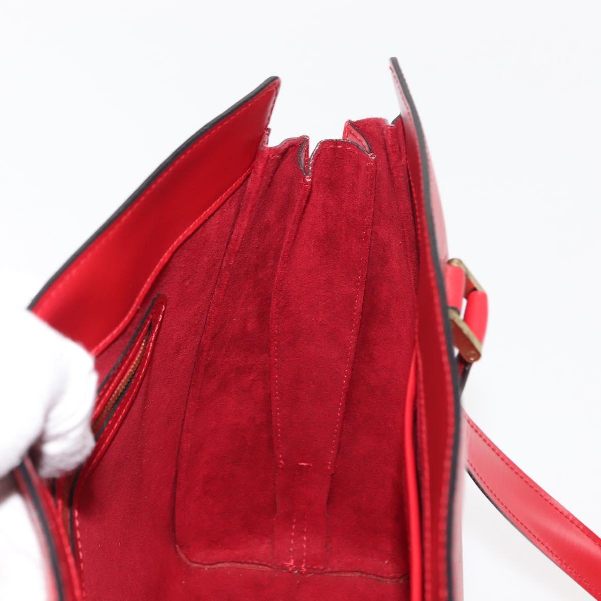 LOUIS VUITTON Epi Duplex Tote Bag Red M52427 LV Auth bs29794