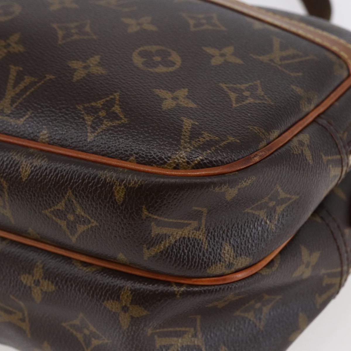 LOUIS VUITTON Monogram Reporter PM Shoulder Bag M45254 LV Auth bs29822