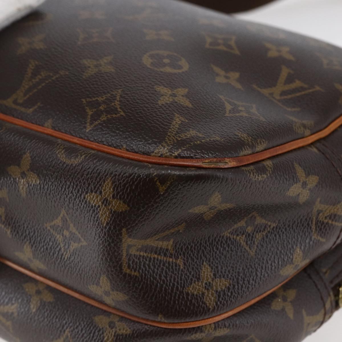 LOUIS VUITTON Monogram Reporter PM Shoulder Bag M45254 LV Auth bs29822