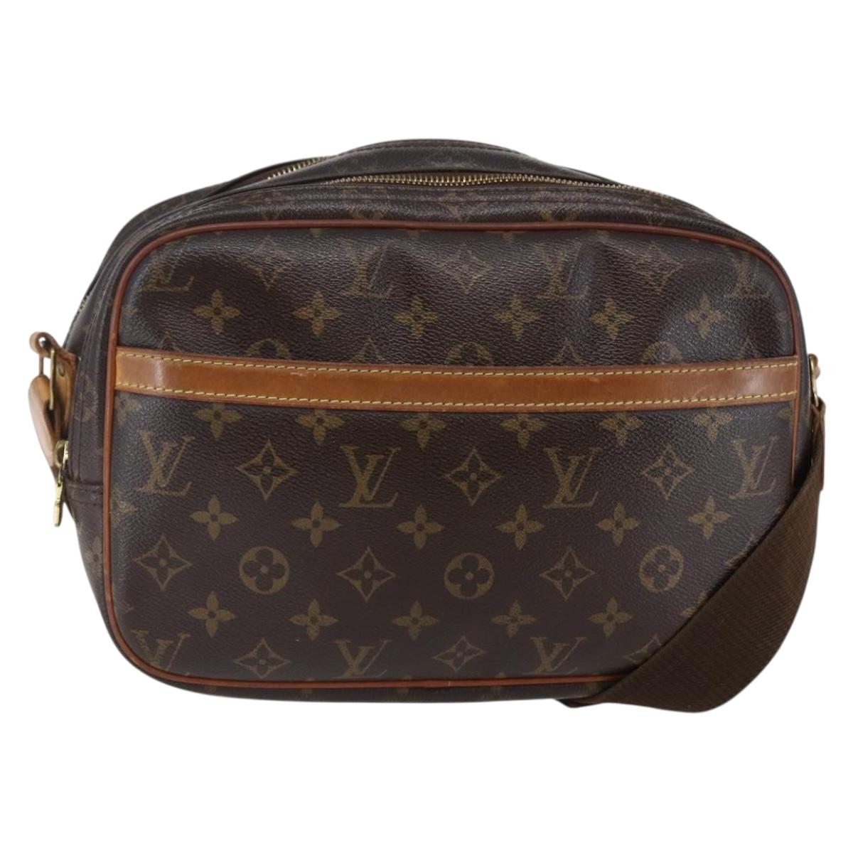 LOUIS VUITTON Monogram Reporter PM Shoulder Bag M45254 LV Auth bs29822