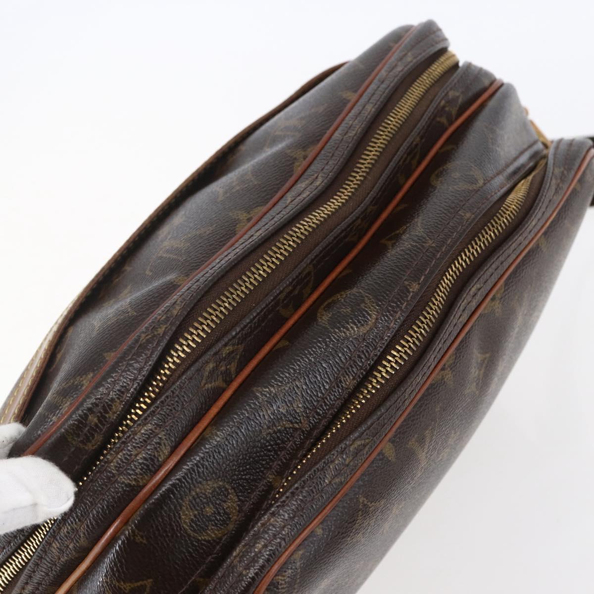 LOUIS VUITTON Monogram Reporter PM Shoulder Bag M45254 LV Auth bs29822