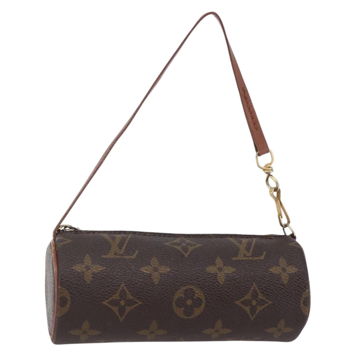 LOUIS VUITTON Monogram Papillon Pouch Pouch LV Auth bs29825