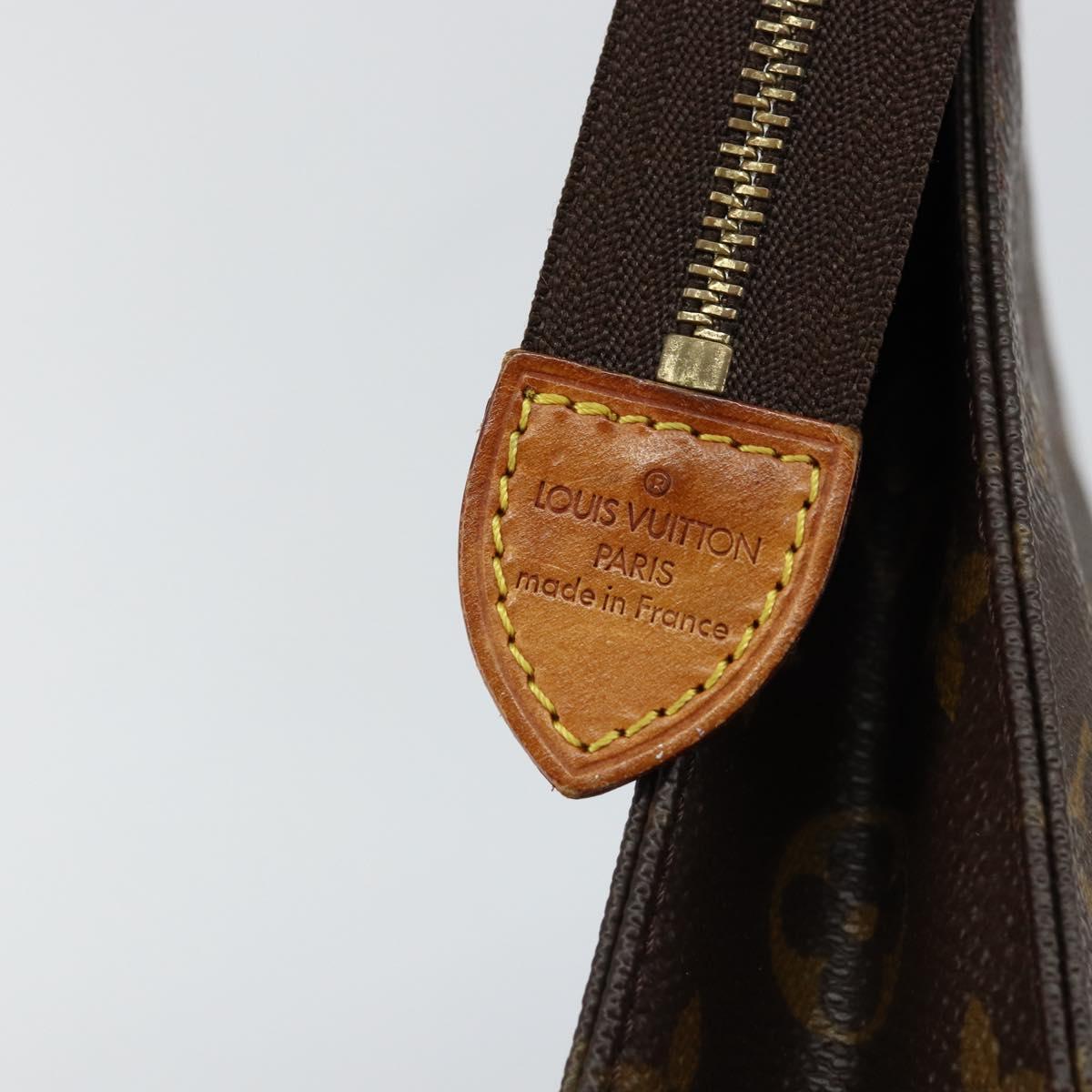 LOUIS VUITTON Monogram Poche Toilette 19 Pouch M47544 LV Auth bs29845