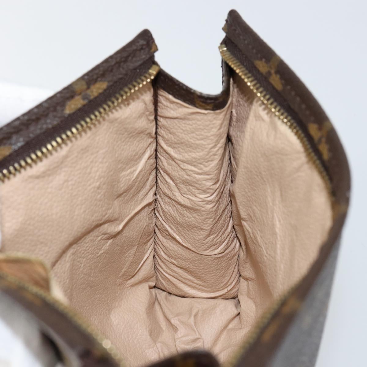 LOUIS VUITTON Monogram Poche Toilette 19 Pouch M47544 LV Auth bs29845
