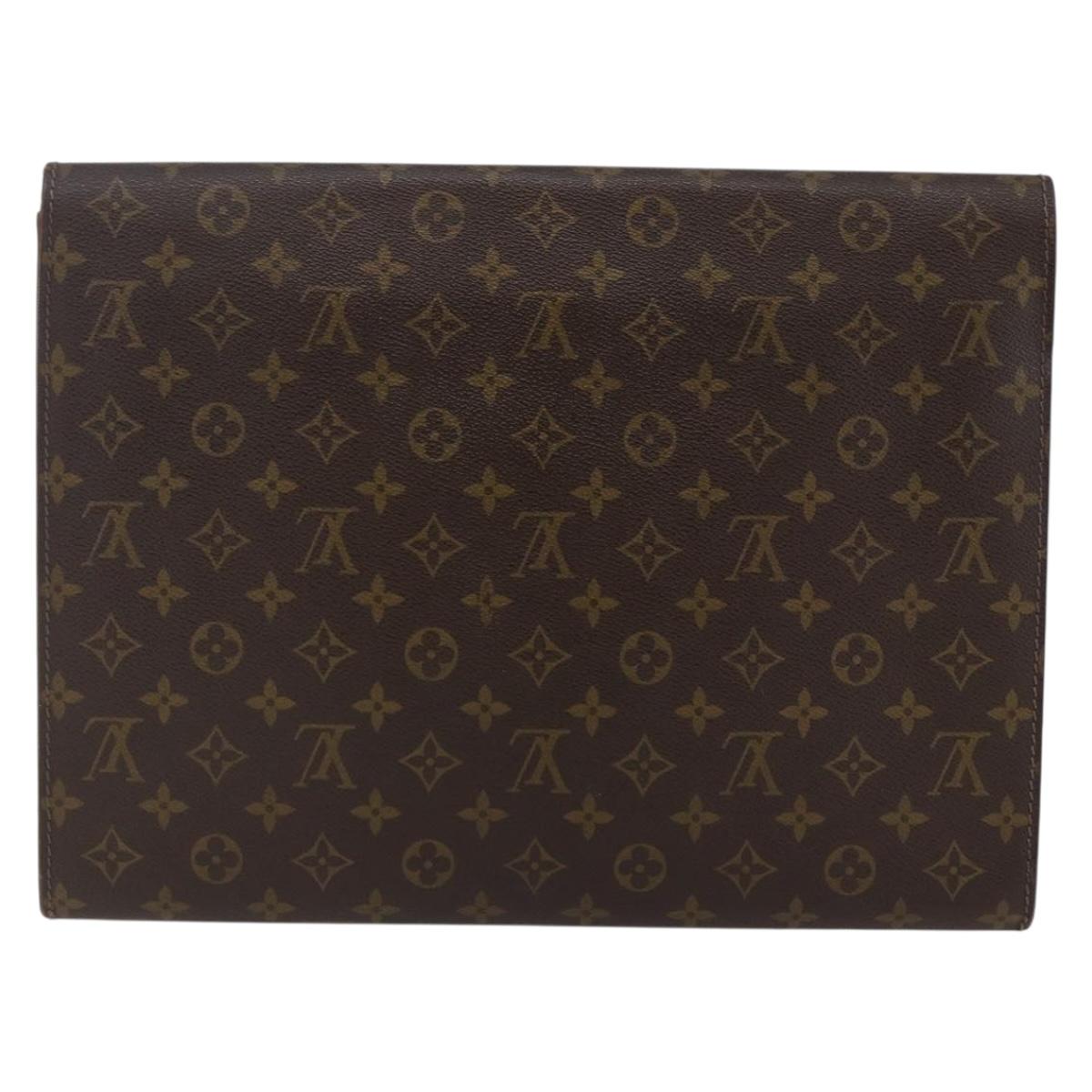 LOUIS VUITTON Monogram Posh ministor Briefcase M53445 LV Auth bs29846