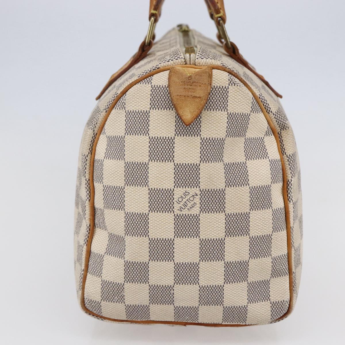 LOUIS VUITTON Damier Azur Speedy 25 Hand Bag N41534 LV Auth bs29847