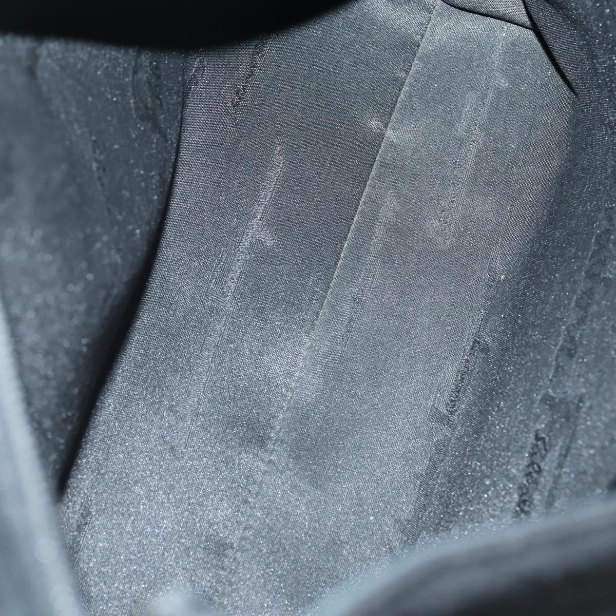 Salvatore Ferragamo Bag Enamel Leather Nylon 5Set Black Khaki pink Auth bs29853