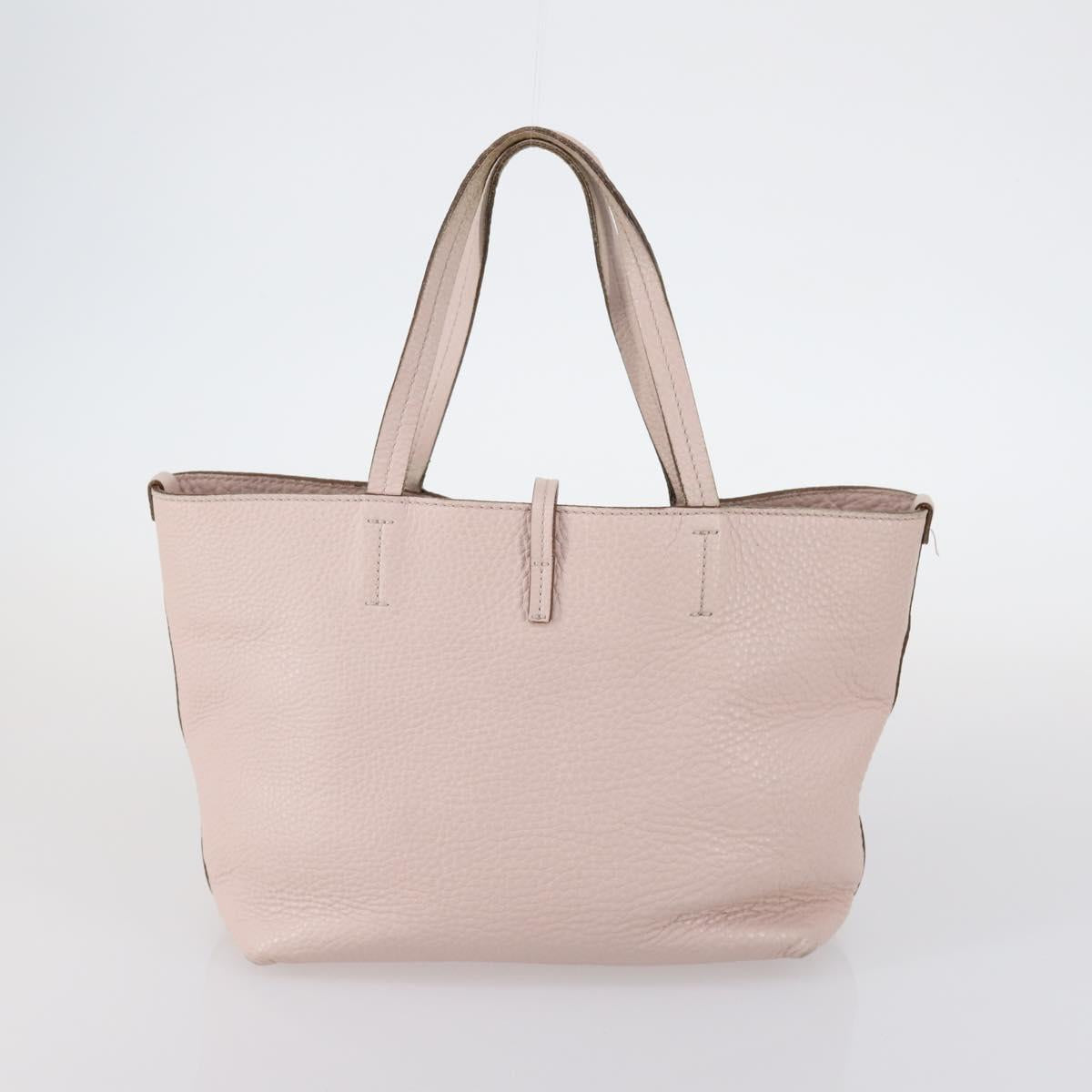 Salvatore Ferragamo Bag Enamel Leather Nylon 5Set Black Khaki pink Auth bs29853