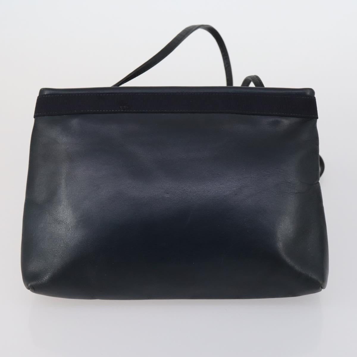 Salvatore Ferragamo Bag Enamel Leather Nylon 5Set Black Khaki pink Auth bs29853