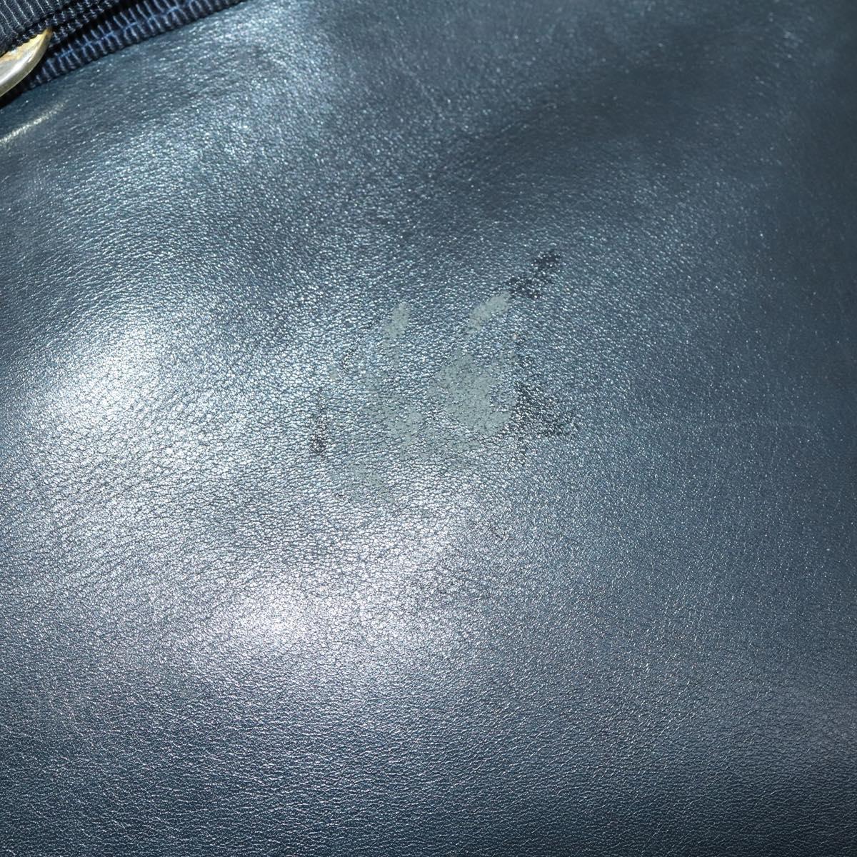 Salvatore Ferragamo Bag Enamel Leather Nylon 5Set Black Khaki pink Auth bs29853