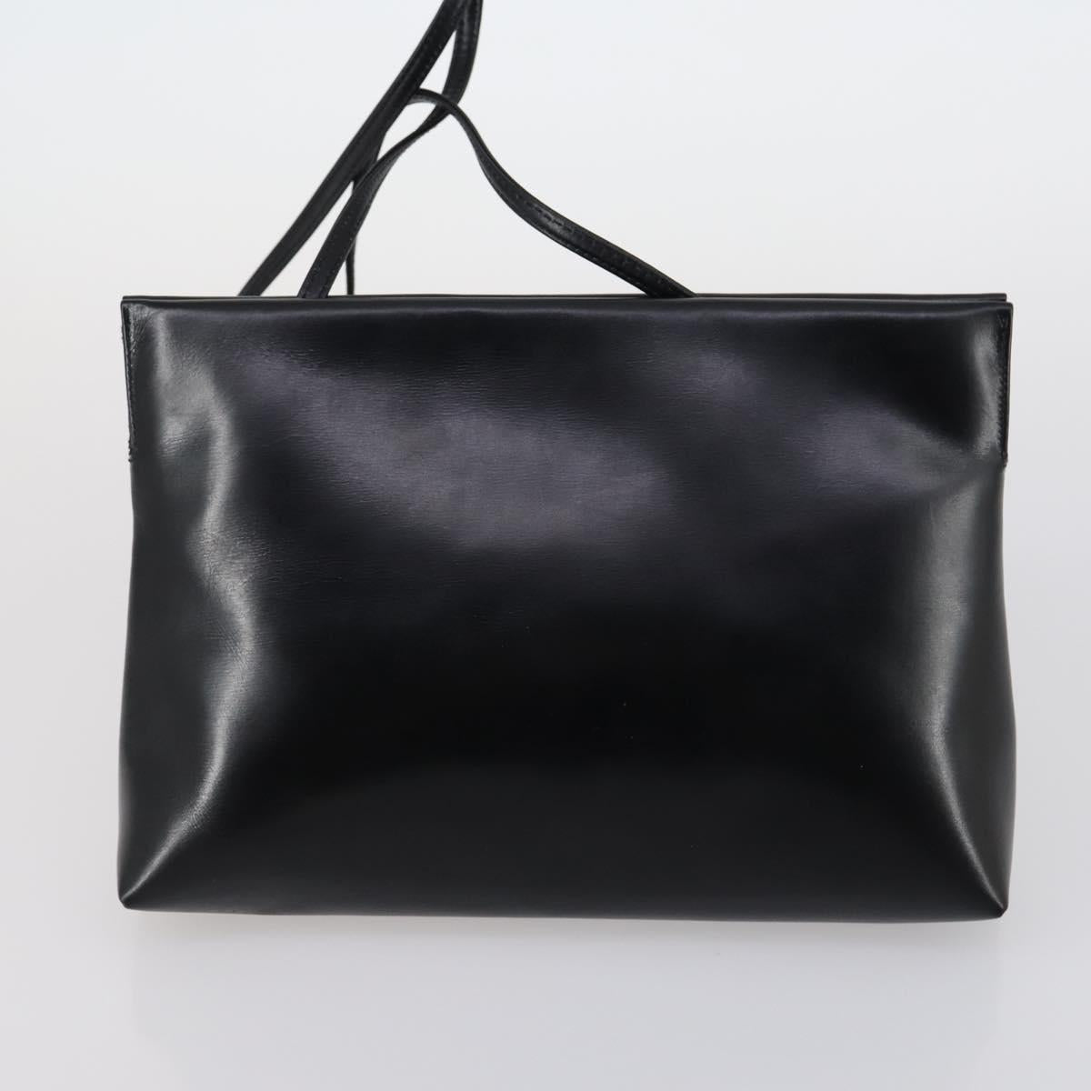 Salvatore Ferragamo Bag Enamel Leather Nylon 5Set Black Khaki pink Auth bs29853