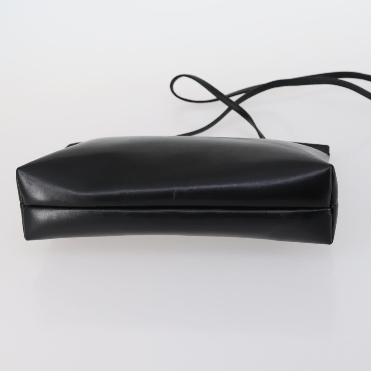 Salvatore Ferragamo Bag Enamel Leather Nylon 5Set Black Khaki pink Auth bs29853