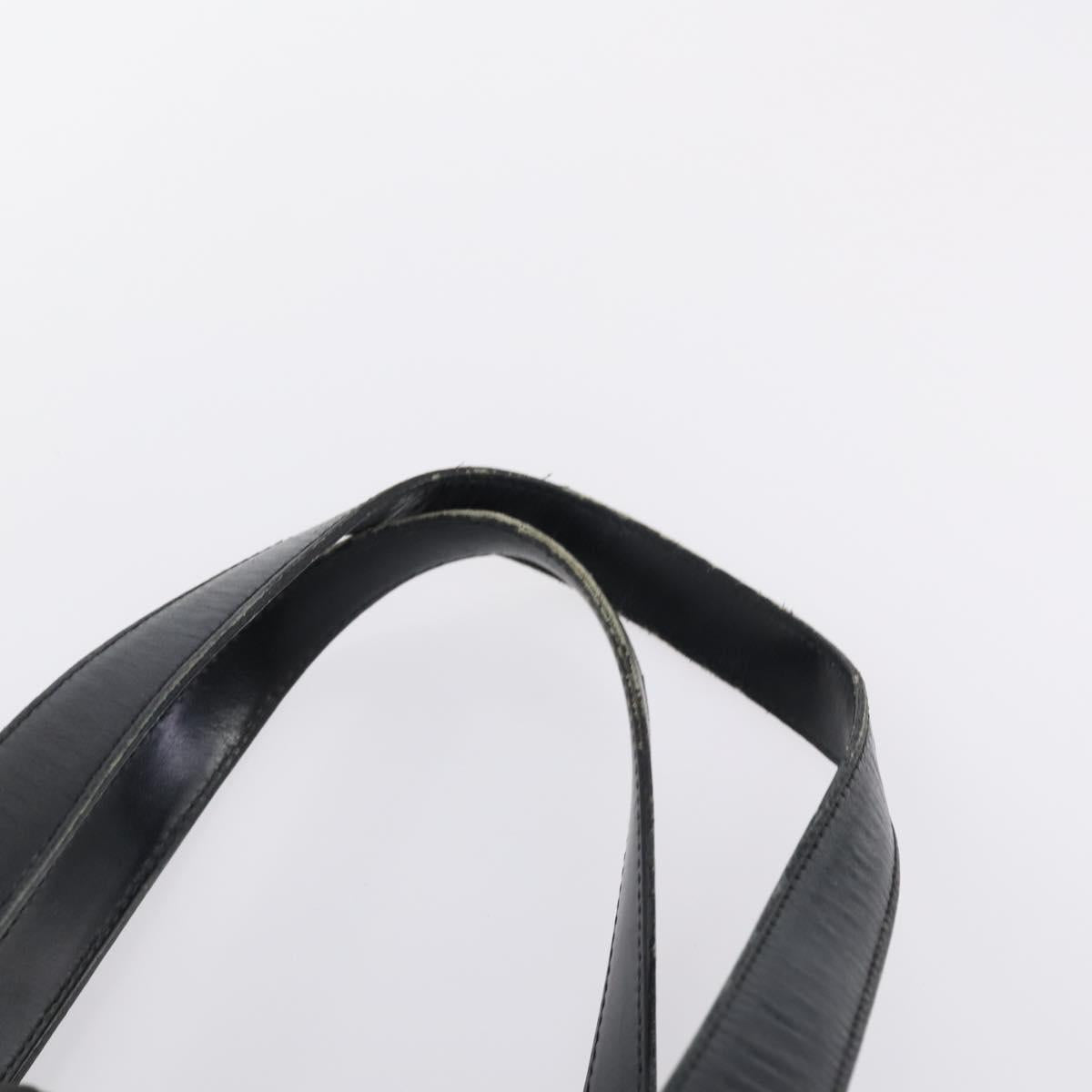 CHANEL Hand Bag Leather Nylon 5Set Black Navy CC Auth bs29857