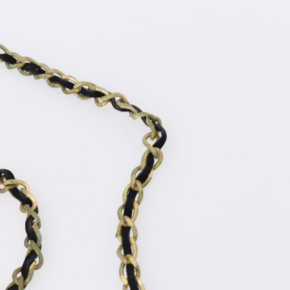 CHANEL Hand Bag Leather Nylon 5Set Black Navy CC Auth bs29857