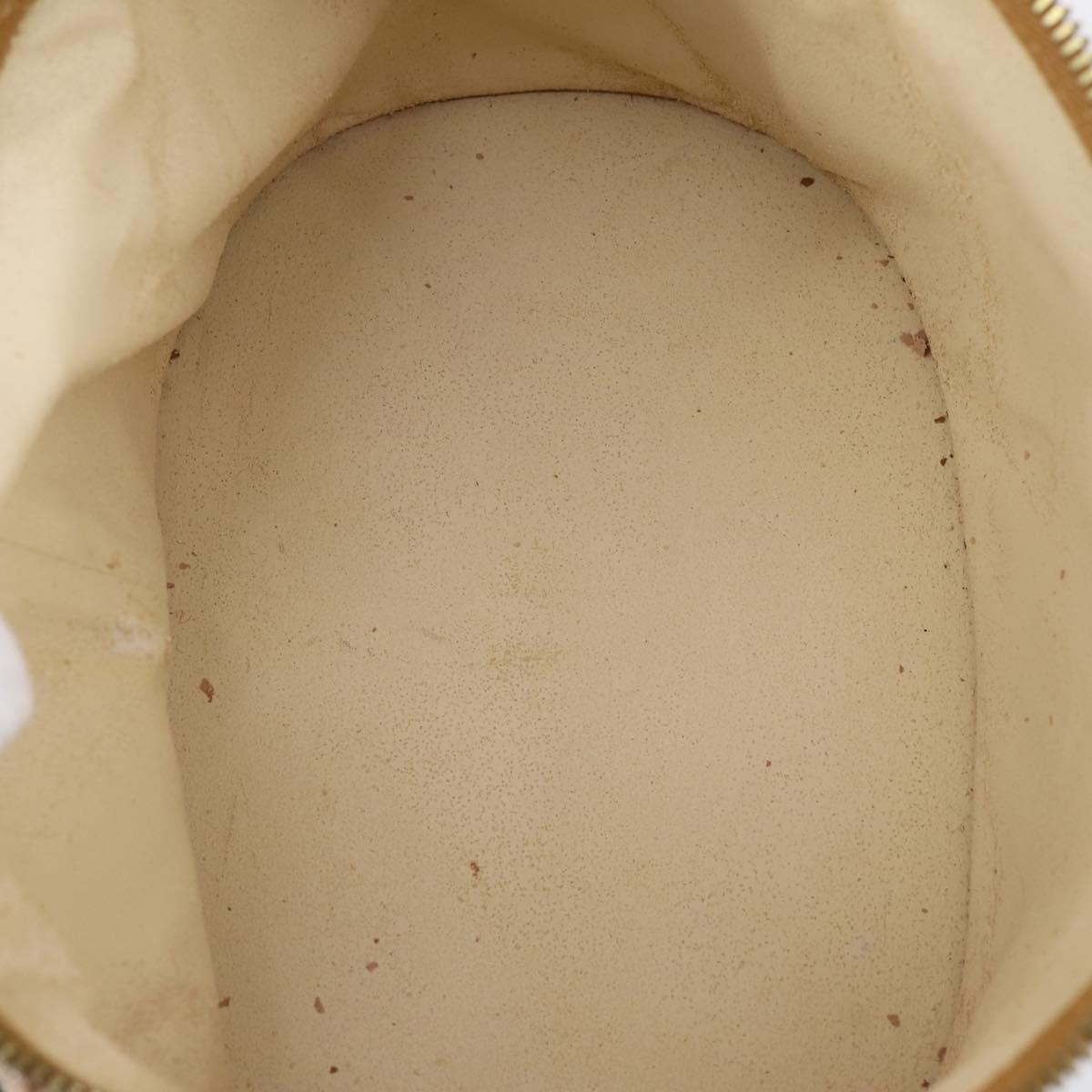 FENDI Zucchino Pecan Bag Canvas Coated Canvas 4Set Black Brown Auth bs29858