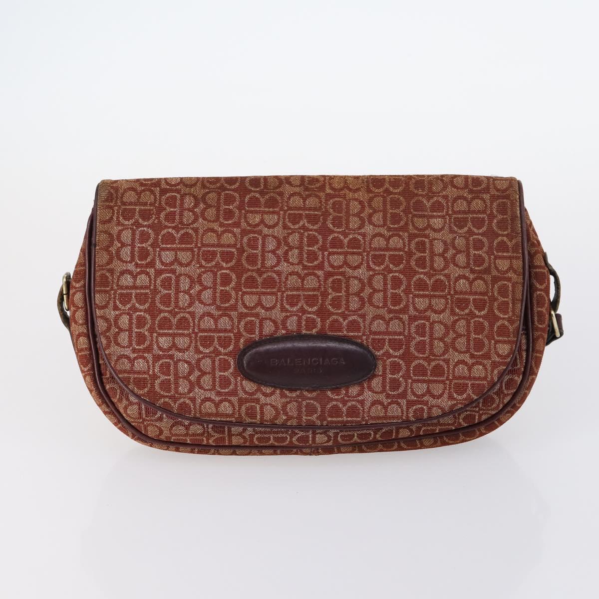 BALENCIAGA VALENTINO GIVENCHY Bag Leather Canvas 7Set Brown Black Auth bs29863