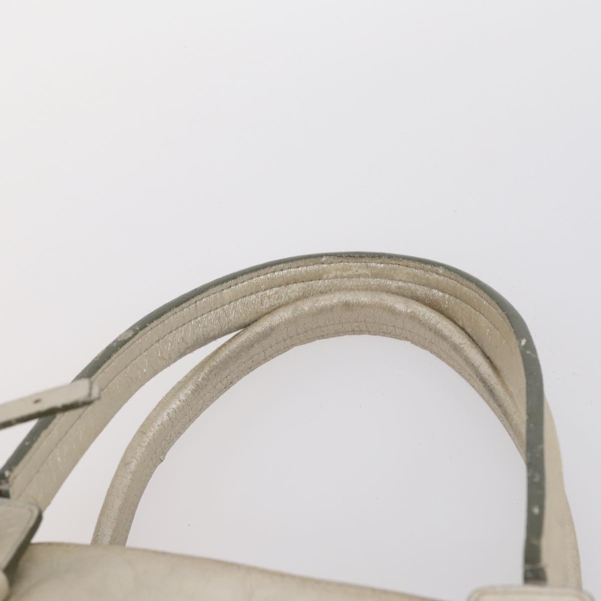 Chloe Hand Bag Leather 4Set Bordeaux Black Ivory Auth bs29866