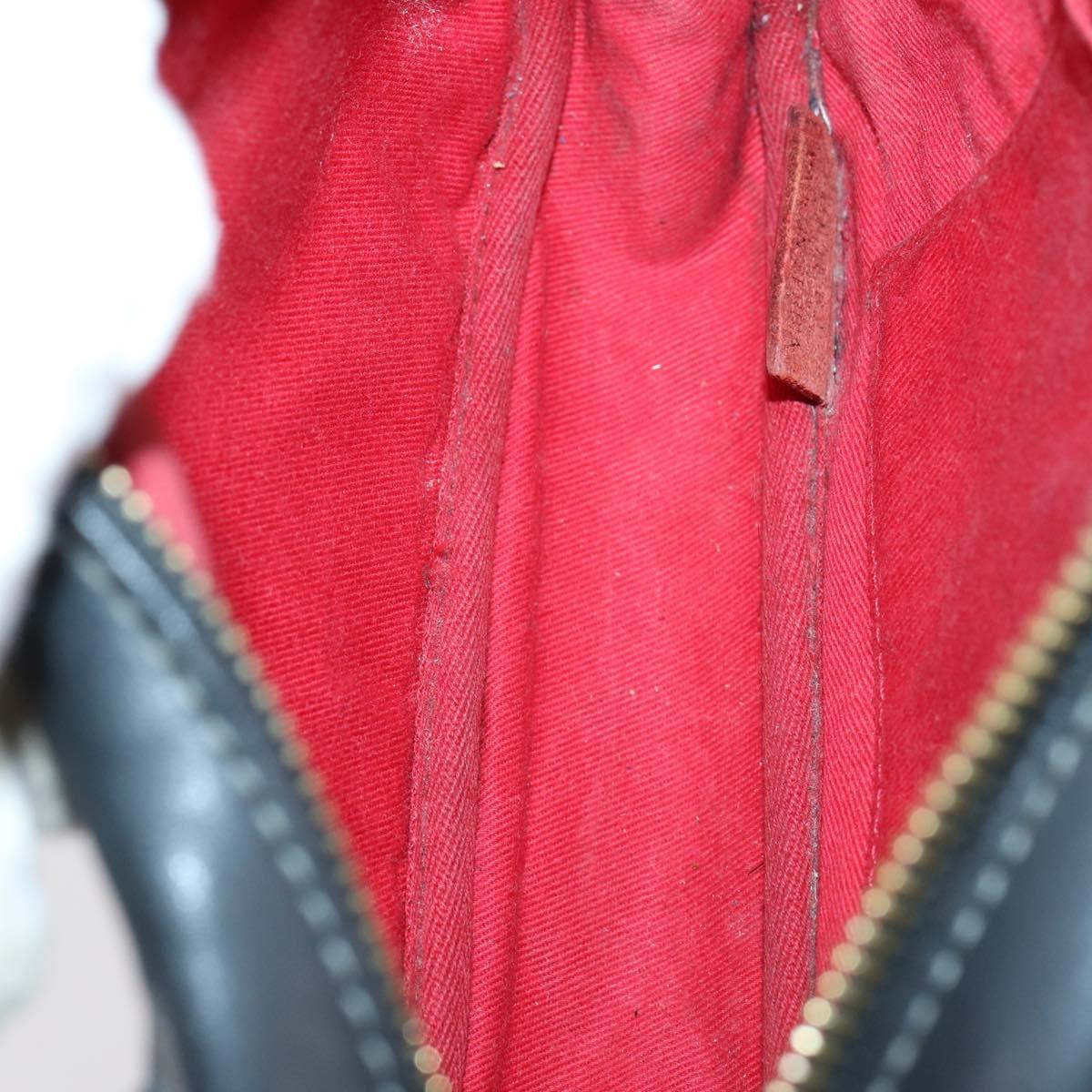 Chloe Hand Bag Leather 4Set Bordeaux Black Ivory Auth bs29866