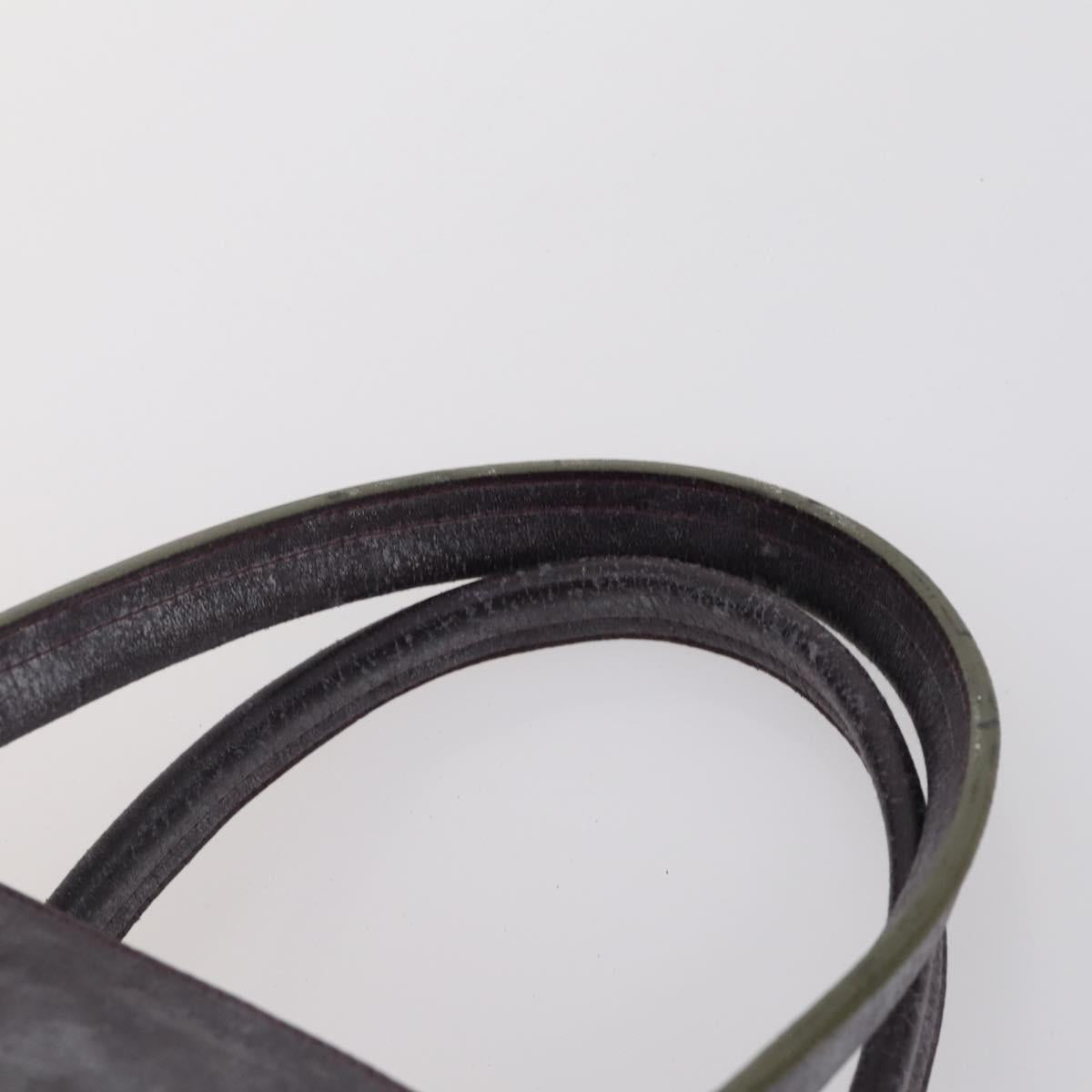 Chloe Hand Bag Leather 4Set Bordeaux Black Ivory Auth bs29866