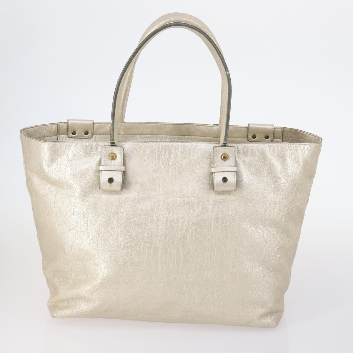 Chloe Hand Bag Leather 4Set Bordeaux Black Ivory Auth bs29866