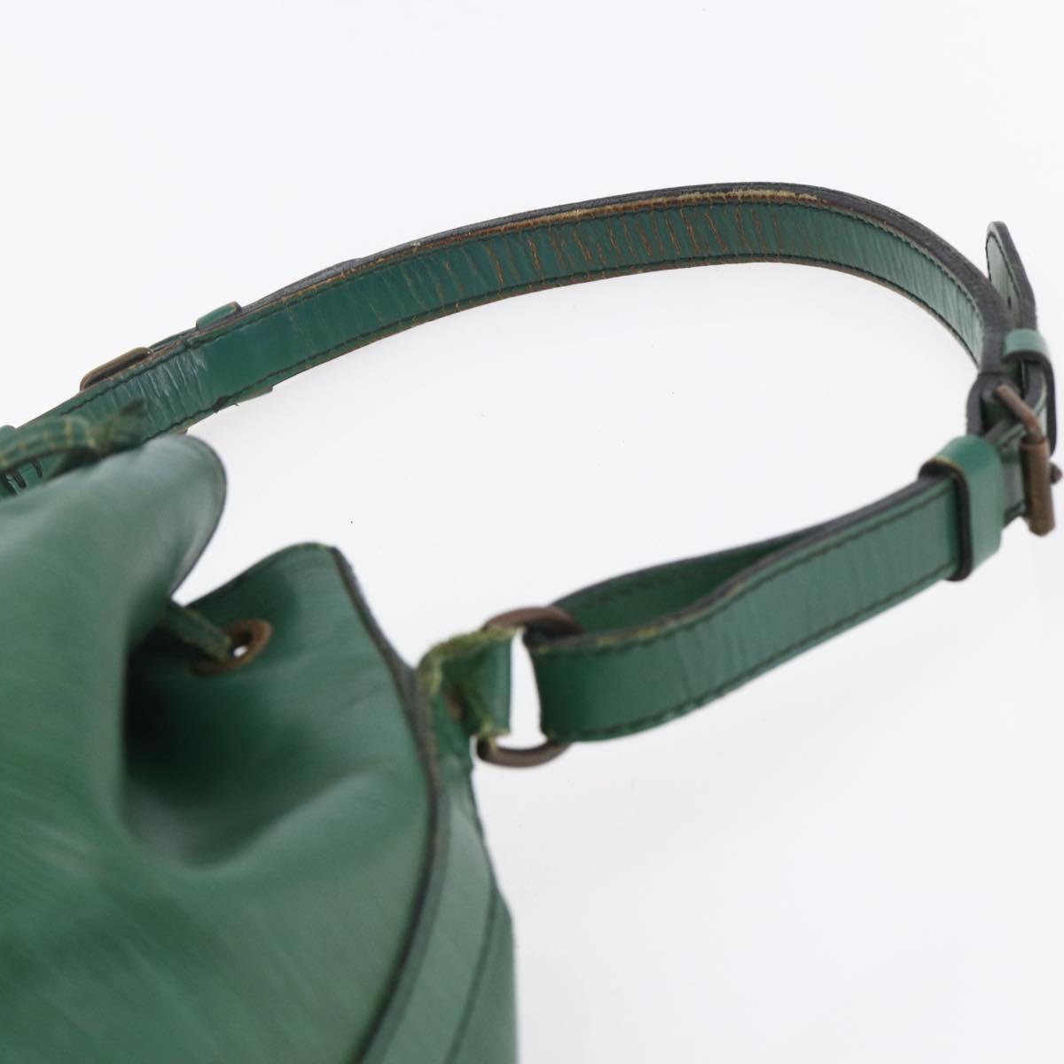 LOUIS VUITTON Epi Petit Noe Shoulder Bag Green M44104 LV Auth bs29867