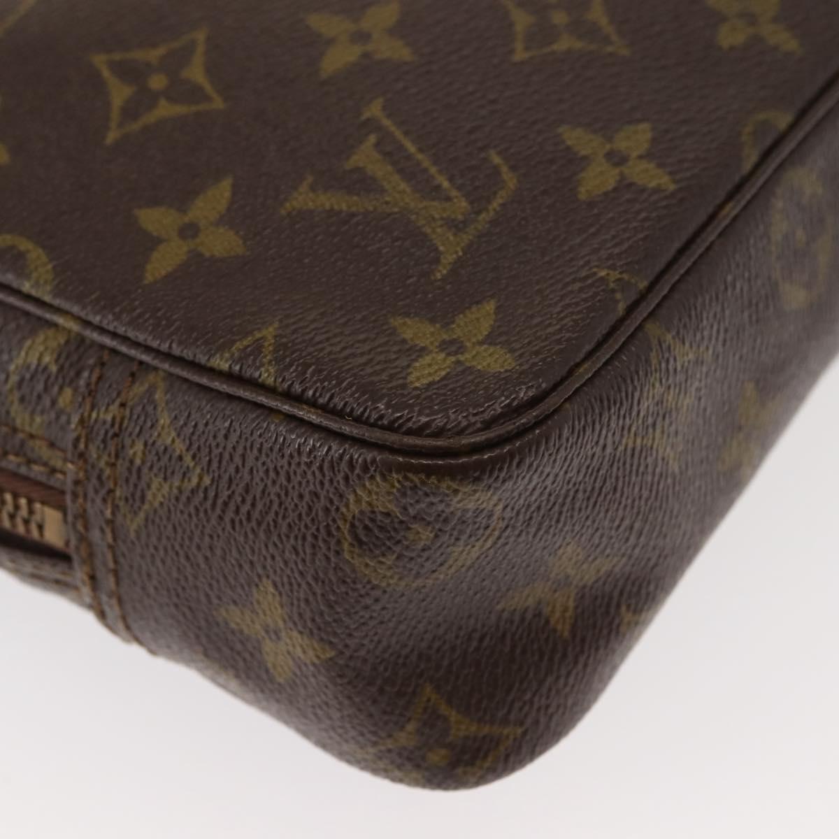 LOUIS VUITTON Monogram Trousse Toilette 23 Clutch Bag M47524 LV Auth bs29868