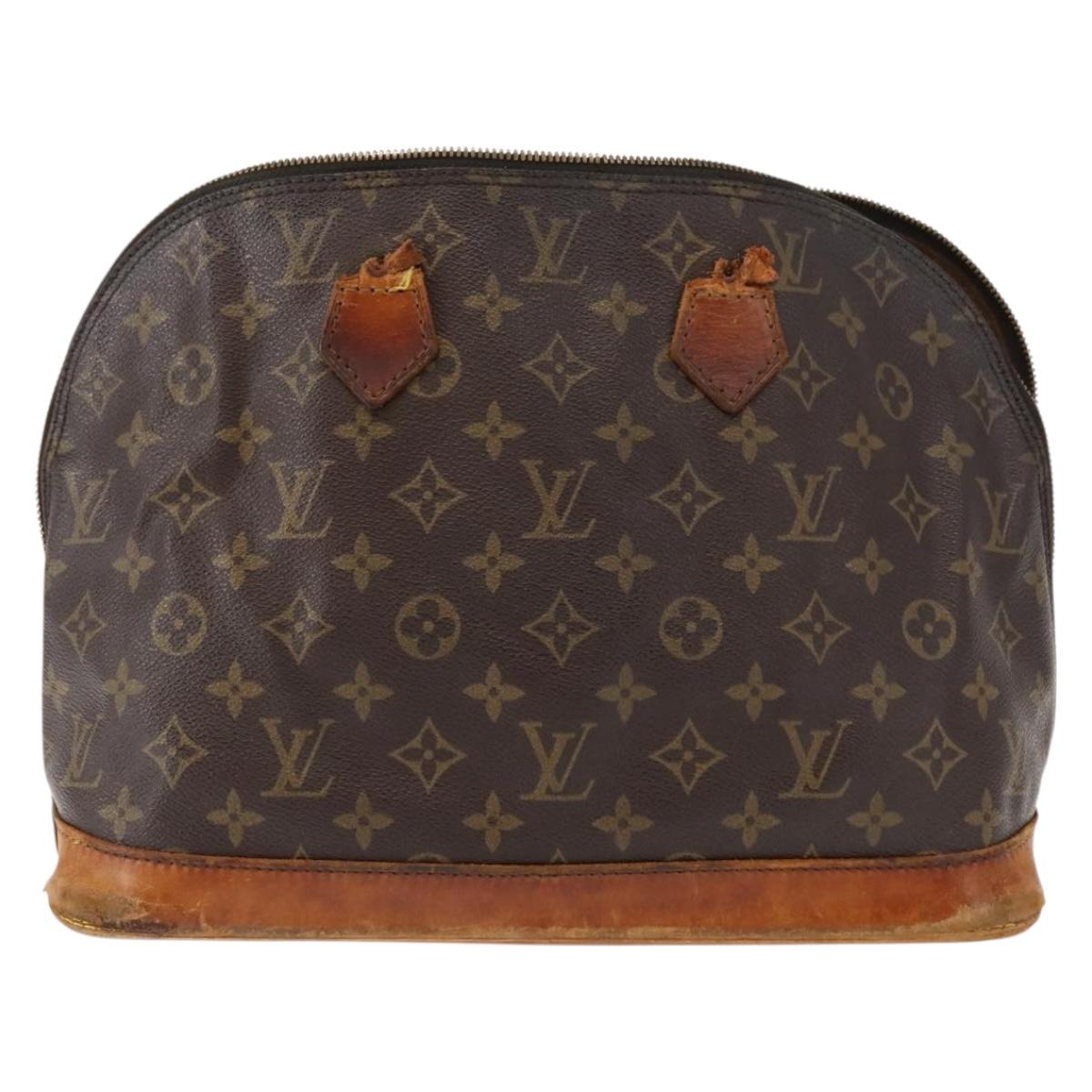 LOUIS VUITTON Monogram Alma Hand Bag M51130 LV Auth bs29873