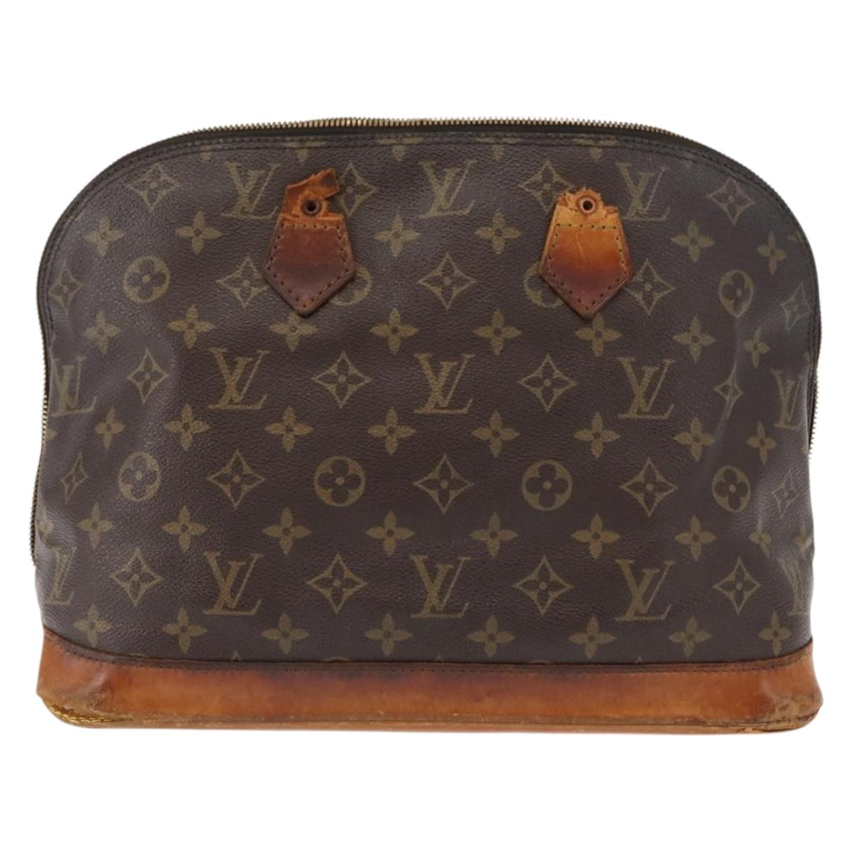 LOUIS VUITTON Monogram Alma Hand Bag M51130 LV Auth bs29873