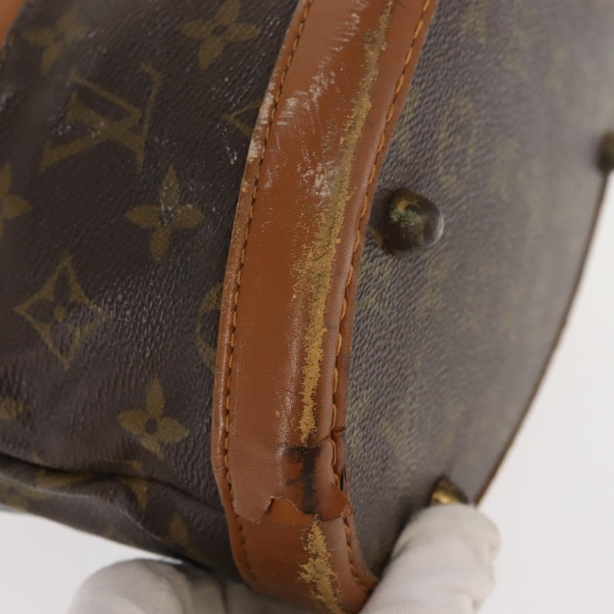 LOUIS VUITTON Monogram Bucket PM Shoulder Bag USA limited M42238 LV Auth bs29875
