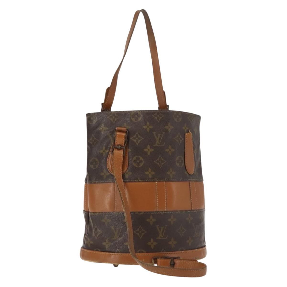 LOUIS VUITTON Monogram Bucket PM Shoulder Bag USA limited M42238 LV Auth bs29875