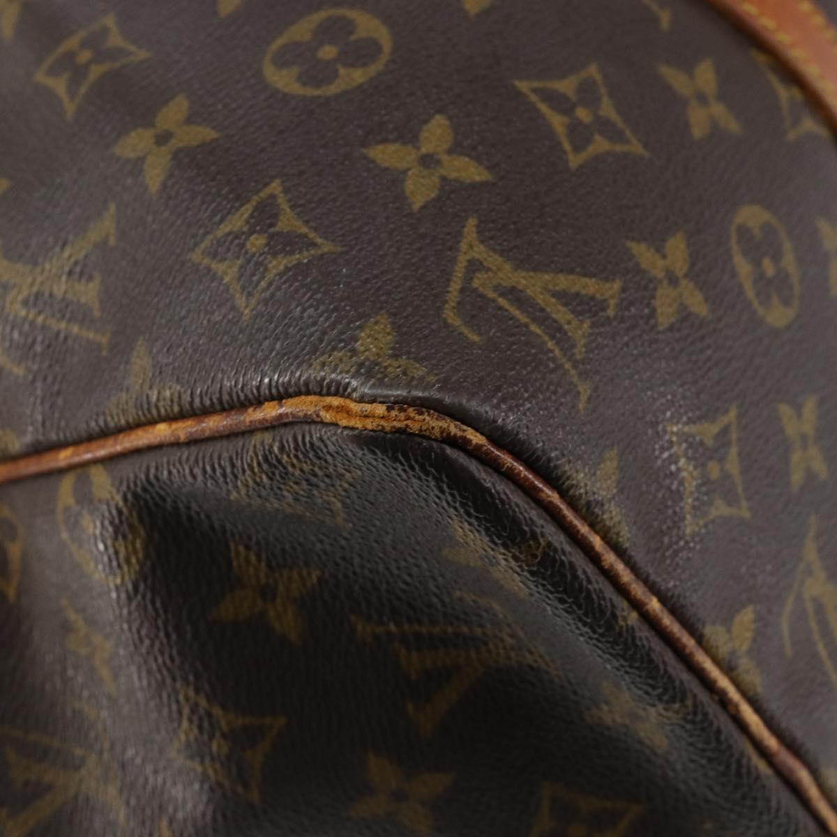 LOUIS VUITTON Monogram Sac Souple 35 Boston Bag M41626 LV Auth bs29876
