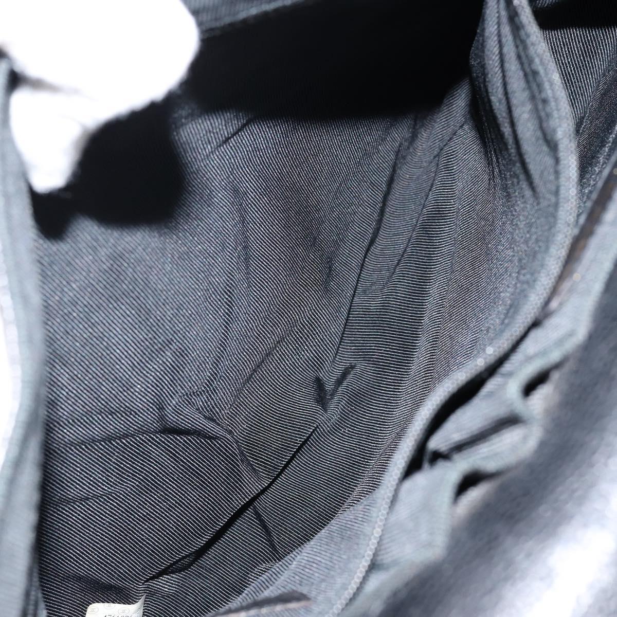 CHANEL Briefcase Caviar Skin Black Gold CC Auth bs29898