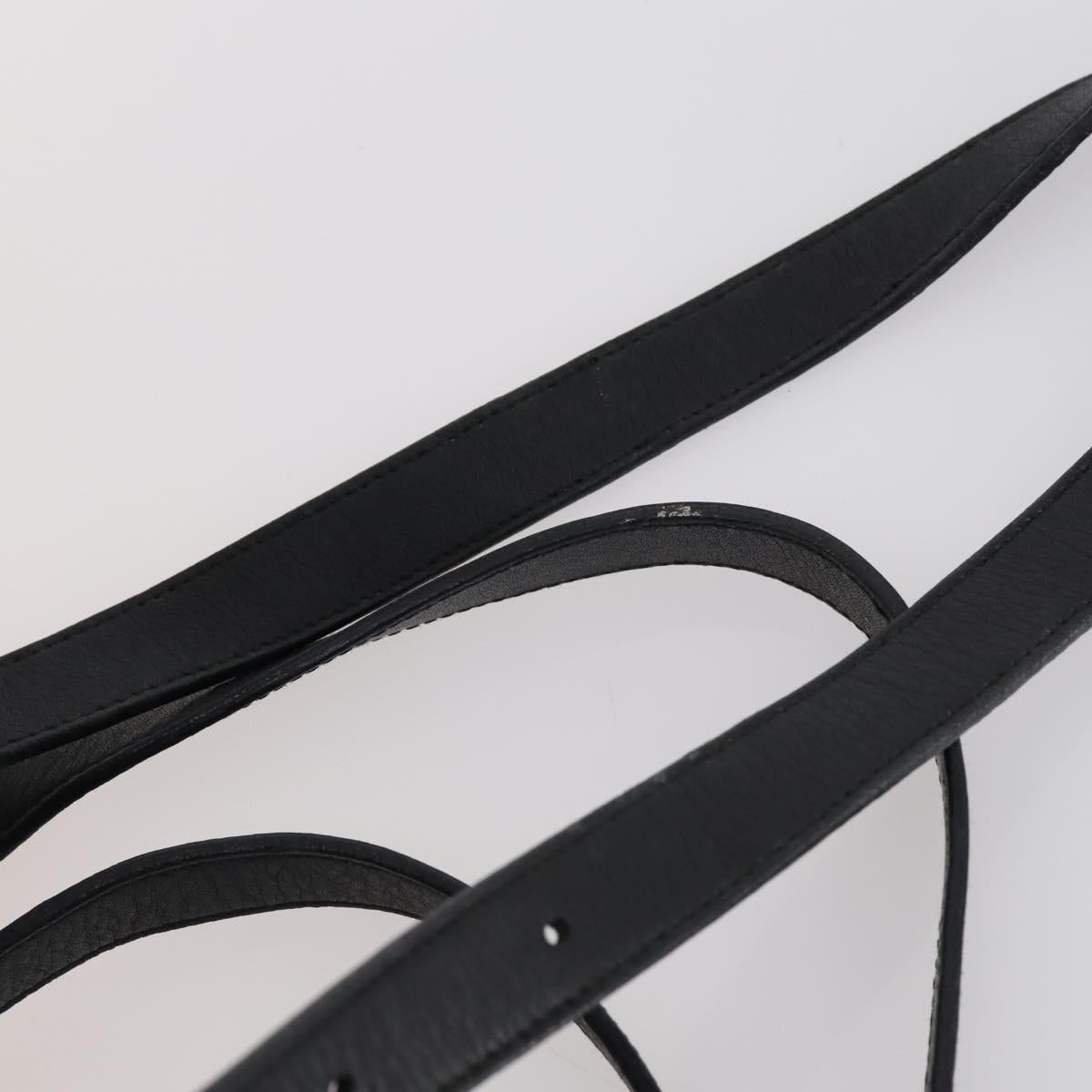 GUCCI Bamboo Backpack Leather Black Gold 003 2058 0030 Auth bs29906