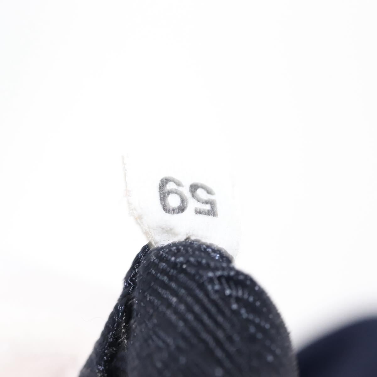 PRADA Backpack Nylon Navy Silver Auth bs29913