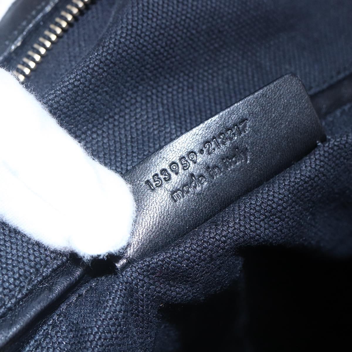 SAINT LAURENT Muse Tote Bag Canvas Leather Beige Gold Auth bs29923