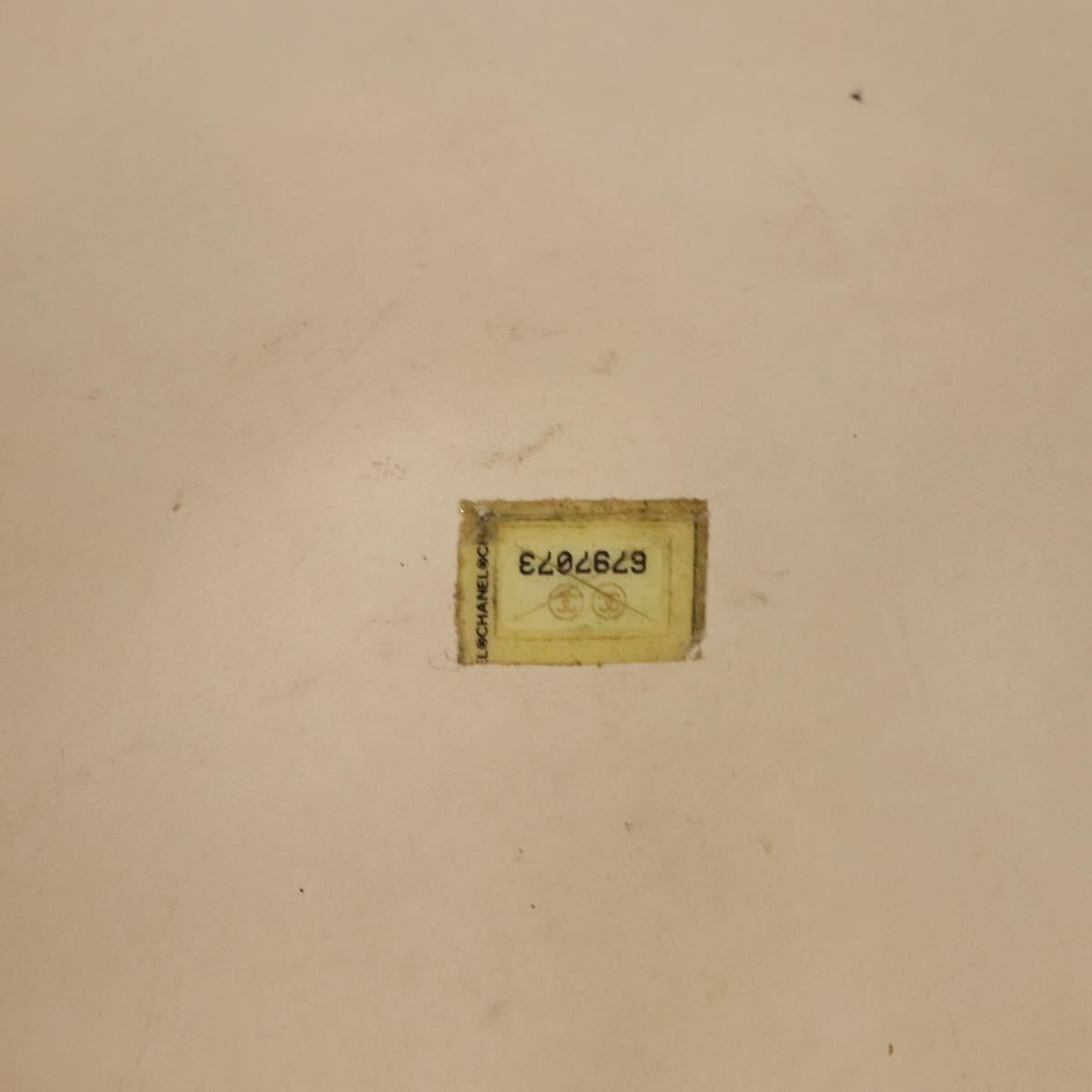 CHANEL High Summer Tote Bag Coated Canvas Red CC Auth bs29931