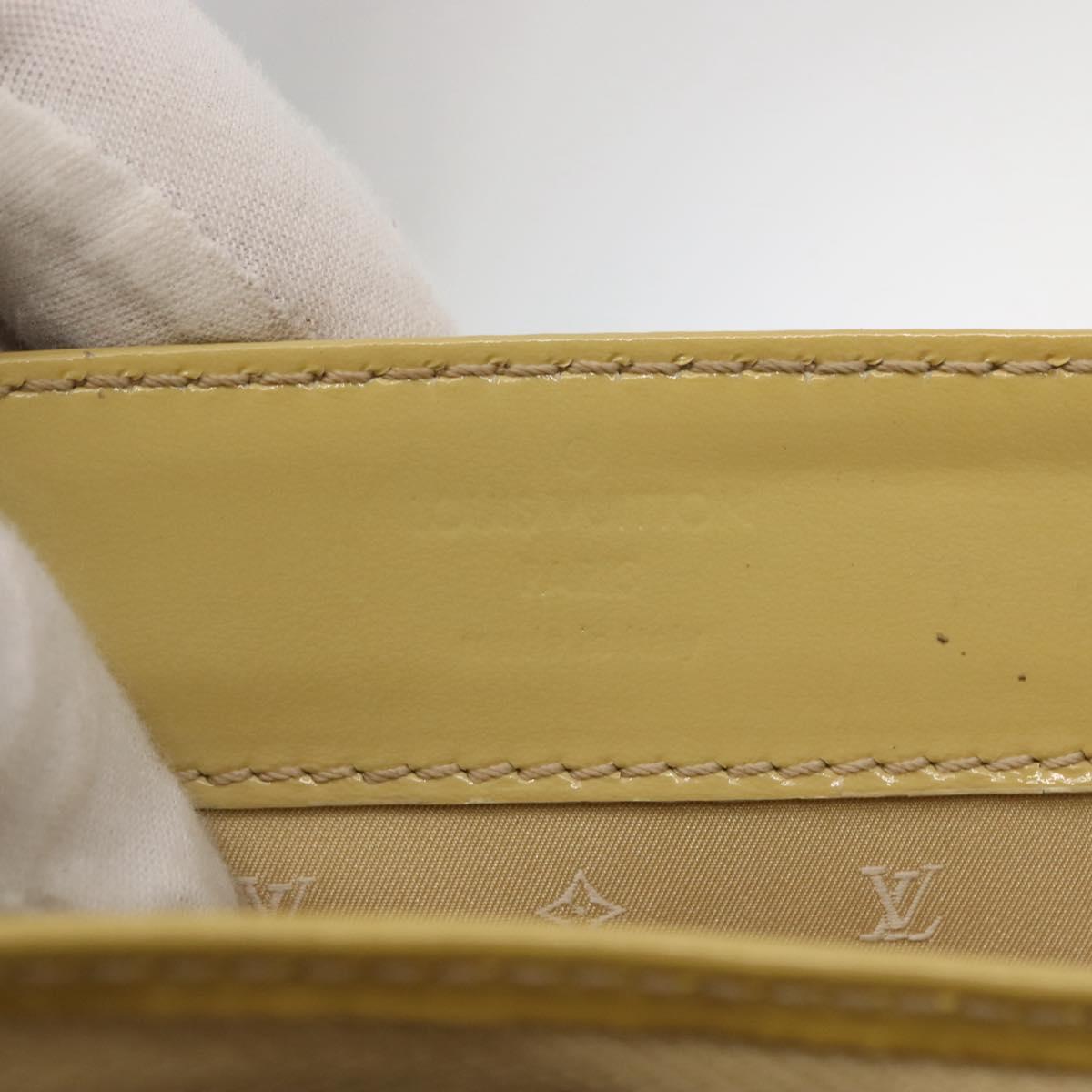 LOUIS VUITTON Cruise line Sac Bicolor Hand Bag Enamel Yellow M92547 Auth bs29940