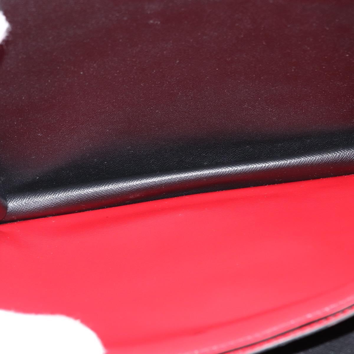 LOUIS VUITTON Epi Bicolor Varenne Hand Bag Black Red M52387 LV Auth bs29941