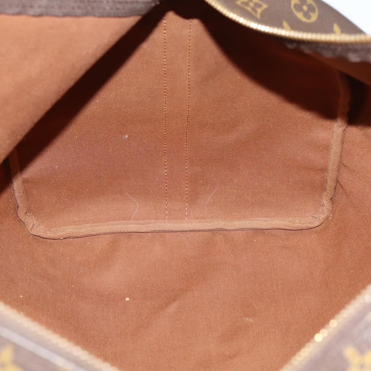 LOUIS VUITTON Monogram Keepall Bandouliere 60 Boston Bag M41412 LV Auth bs29946