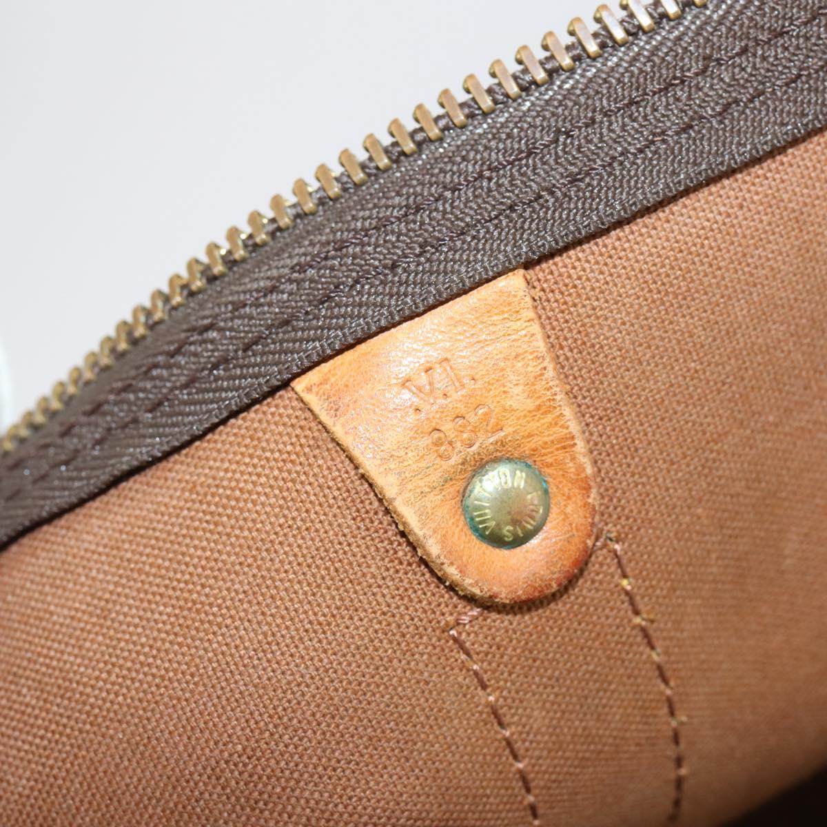 LOUIS VUITTON Monogram Keepall Bandouliere 60 Boston Bag M41412 LV Auth bs29946