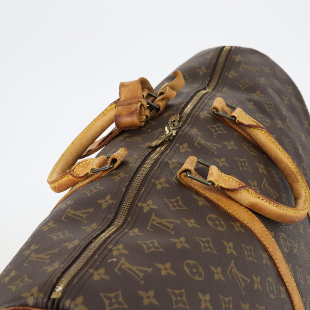 LOUIS VUITTON Monogram Keepall Bandouliere 60 Boston Bag M41412 LV Auth bs29946