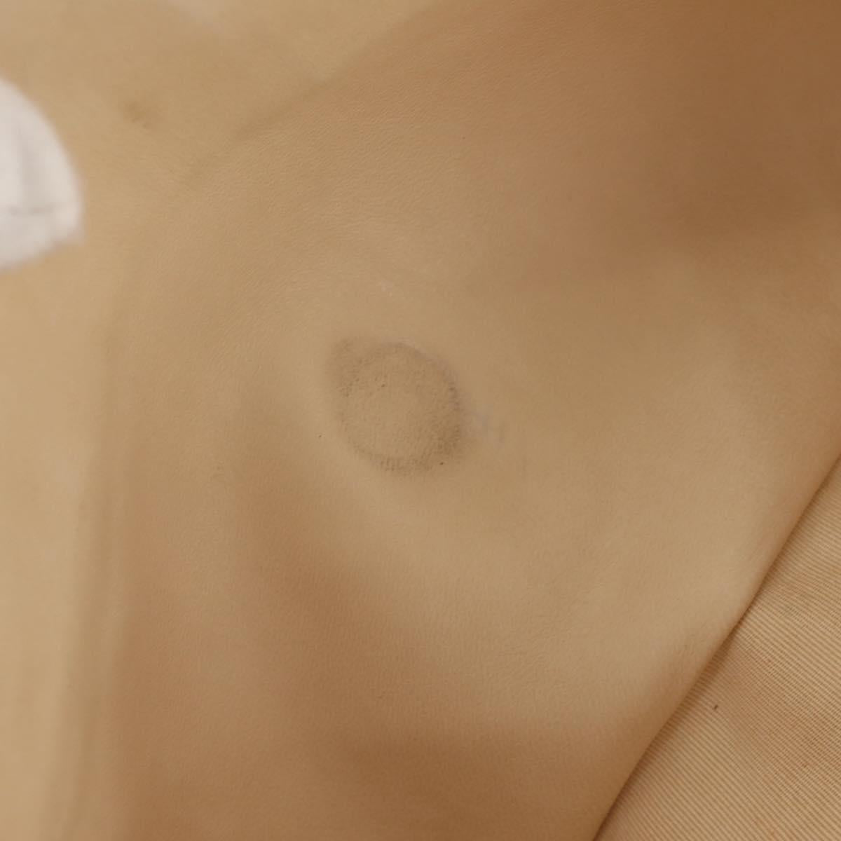 CHANEL V Stitch Flap Chain Shoulder Bag Cotton Red Silver CC Auth bs29952V