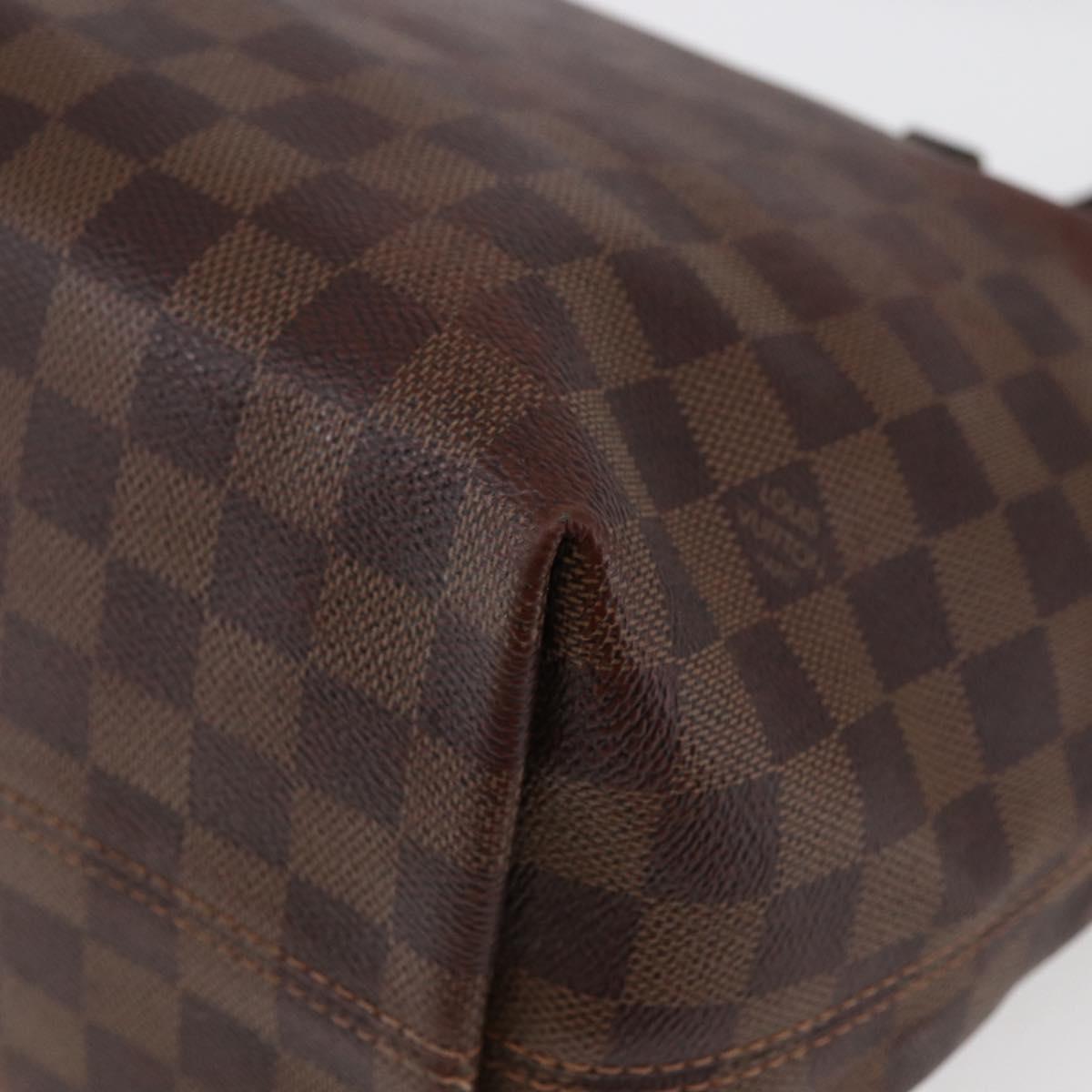 LOUIS VUITTON Damier Ebene Jena MM Tote Bag N41013 LV Auth bs29959
