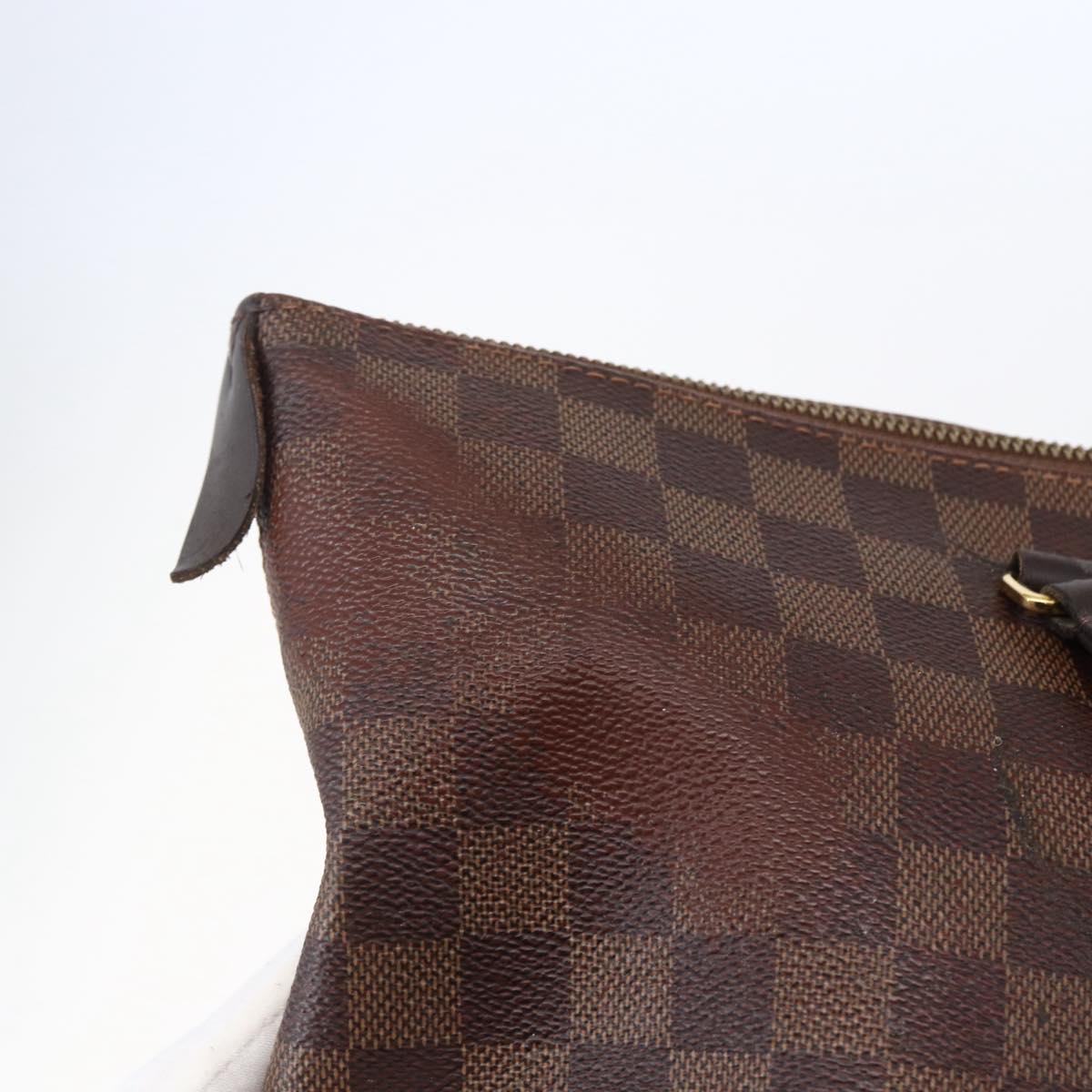 LOUIS VUITTON Damier Ebene Jena MM Tote Bag N41013 LV Auth bs29959